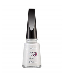 Nagų lakas Flormar Quick Dry Nail Enamel QD01 Snow White, 11 ml kaina ir informacija | Nagų lakai, stiprintojai | pigu.lt