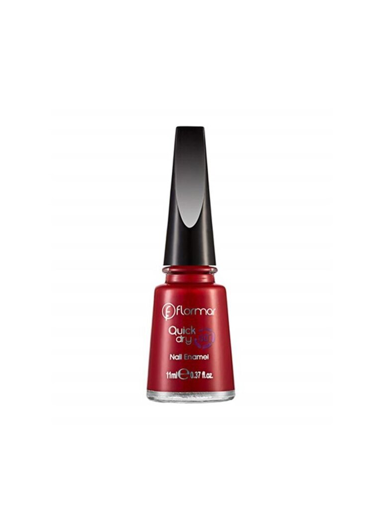 Nagų lakas Flormar Quick Dry Nail Enamel QD04 Red Flag, 11 ml kaina ir informacija | Nagų lakai, stiprintojai | pigu.lt