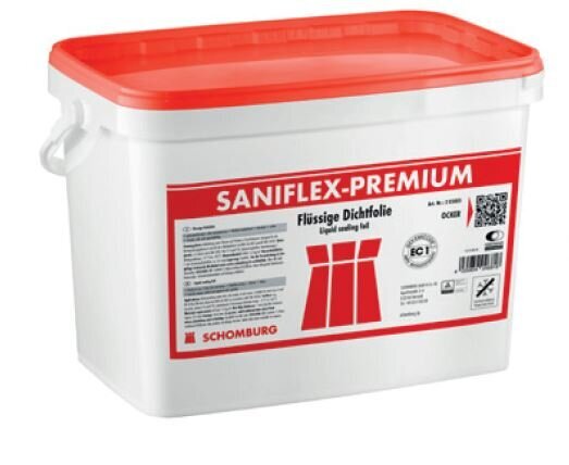 Hidroizoliacija Saniflex 20kg, pilka mastika kaina ir informacija | Sandarinimo medžiagos | pigu.lt