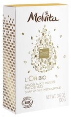 Мыло Melvita L'Or Bio with 5 Precious Oils, 100 г цена и информация | Мыло | pigu.lt