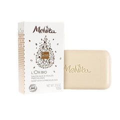 Мыло Melvita L'Or Bio with 5 Precious Oils, 100 г цена и информация | Мыло | pigu.lt