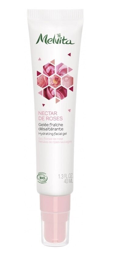 Drėkinamasis veido gelis Melvita Nectar de Roses, 40 ml kaina ir informacija | Veido kremai | pigu.lt