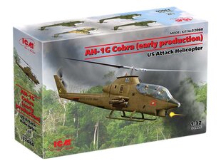 Klijuojamas Modelis ICM AH-1G Cobra (early production) 1/32 kaina ir informacija | Klijuojami modeliai | pigu.lt