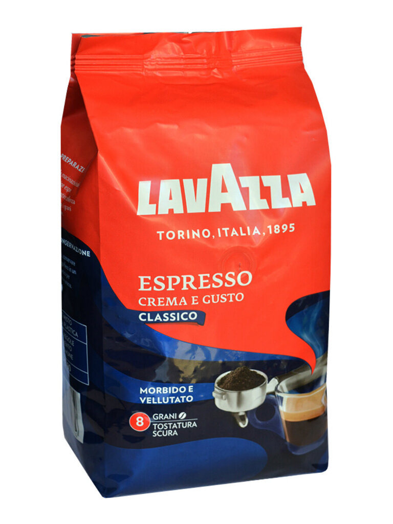 Lavazza Espresso Crema E Gusto Classico kavos pupelės, 1000 g kaina ir informacija | Kava, kakava | pigu.lt