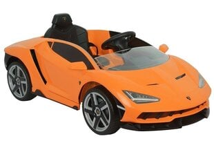 Elektromobilis vaikams Lamborghini Centenario, oranžinis kaina ir informacija | Elektromobiliai vaikams | pigu.lt