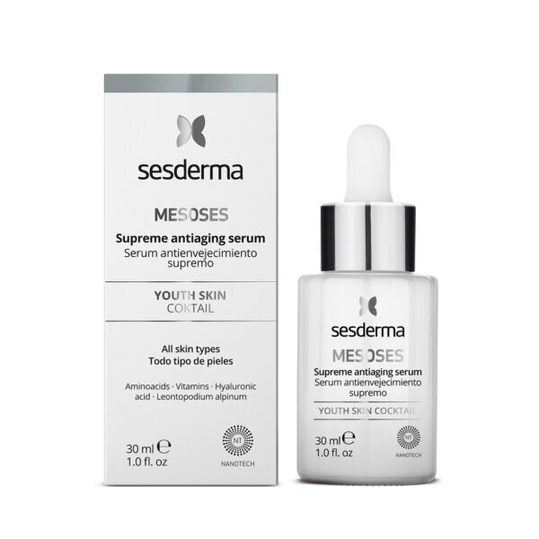 Stangrinamasis veido serumas sesderma Mesoses Supreme Anti-Age Serum, 30ml kaina ir informacija | Veido aliejai, serumai | pigu.lt