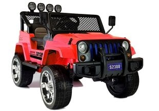 Elektromobilis vaikams Jeep S2388, raudonas, 3 m.+ kaina ir informacija | Elektromobiliai vaikams | pigu.lt