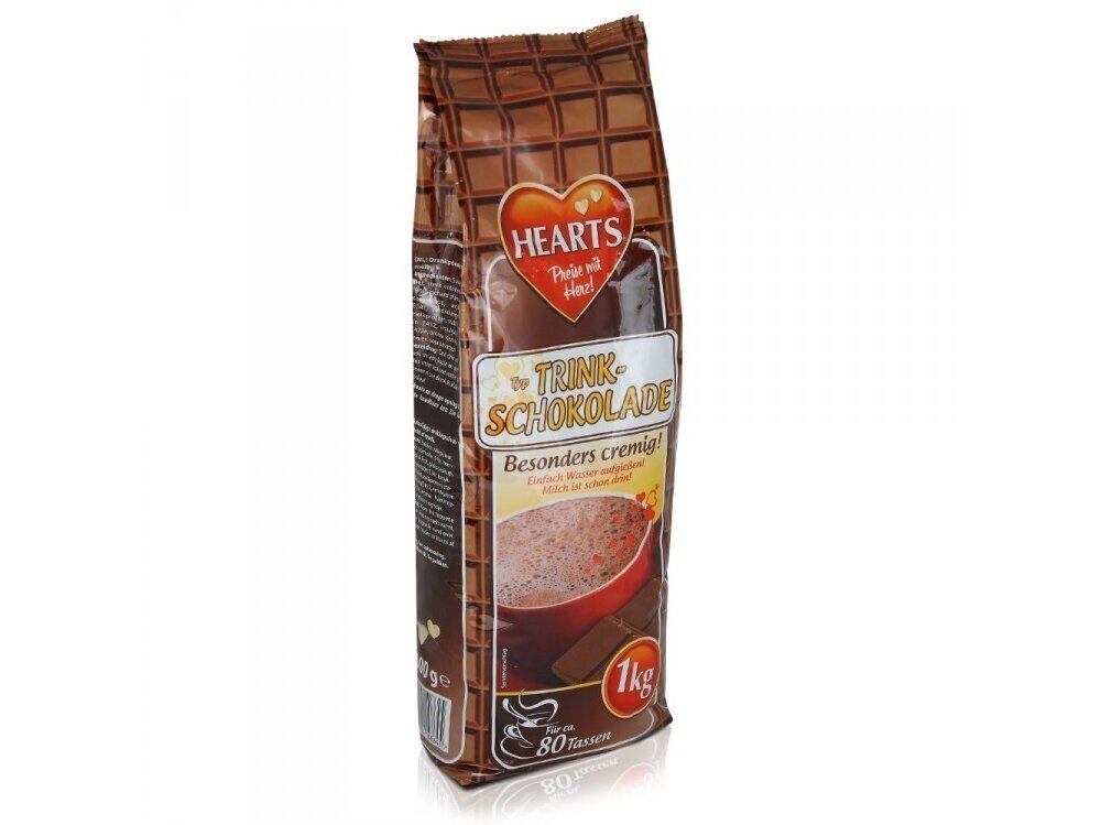 Tirpus šokoladinis gėrimas Hearts Trink Schokolade, 1 kg цена и информация | Kava, kakava | pigu.lt