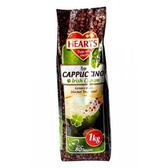 Hearts Cappuccino Irish Cream tirpus gėrimas, 1 kg kaina ir informacija | Kava, kakava | pigu.lt