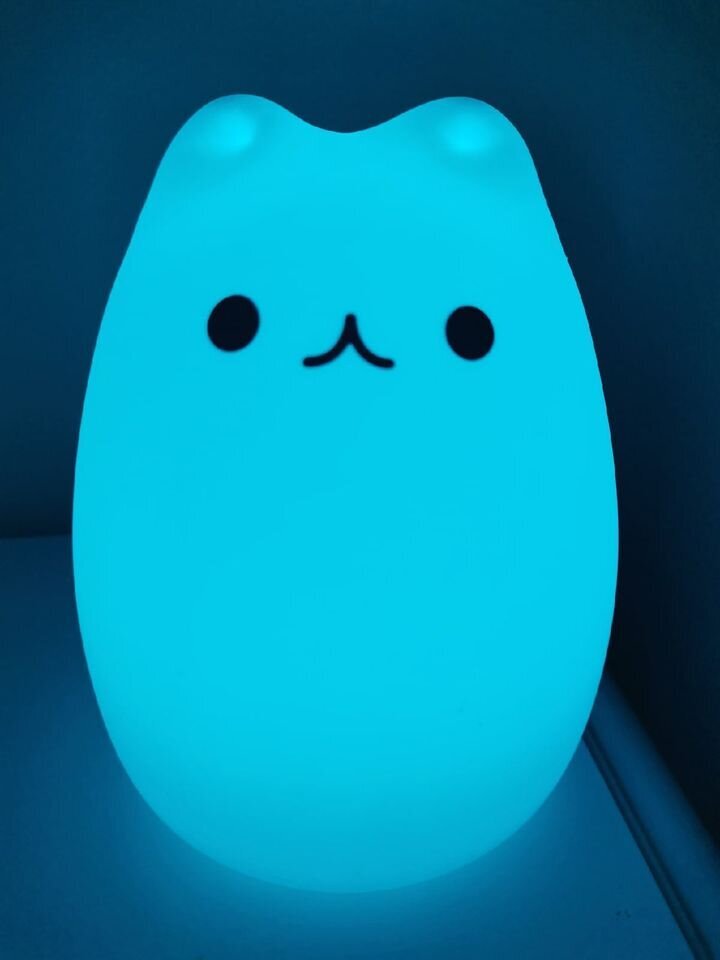 LED naktinis šviestuvas - kačiukas цена и информация | Staliniai šviestuvai | pigu.lt