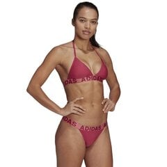 Maudymosi kostiumėlis moterims Adidas Neckholder Bikini W GV0262, rožinis цена и информация | Купальники | pigu.lt