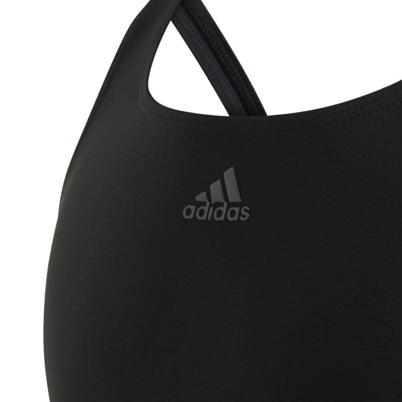 Maudymosi kostiumėlis mergaitėms Adidas Fit Suit 3S Y Jr DQ3319, juodas kaina ir informacija | Maudymukai mergaitėms | pigu.lt