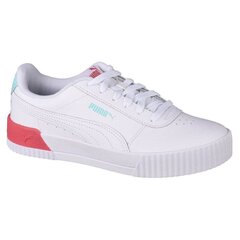 Спортивная обувь для подростков Puma Carina L Jr 370677 23, белая цена и информация | Детская спортивная обувь | pigu.lt