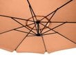 Sodo skėtis, 48x42 mm, rudas/juodas kaina ir informacija | Skėčiai, markizės, stovai | pigu.lt