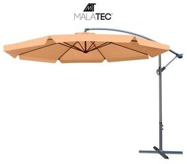 Садовый зонт, 48 x 42 мм, коричневый/черный цена и информация | Зонты, маркизы, стойки | pigu.lt