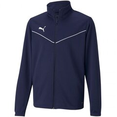 Sportinis džemperis vaikams Puma teamRise Training Poly Jacket Jr 657393 06, tamsiai mėlynas kaina ir informacija | Megztiniai, bluzonai, švarkai berniukams | pigu.lt