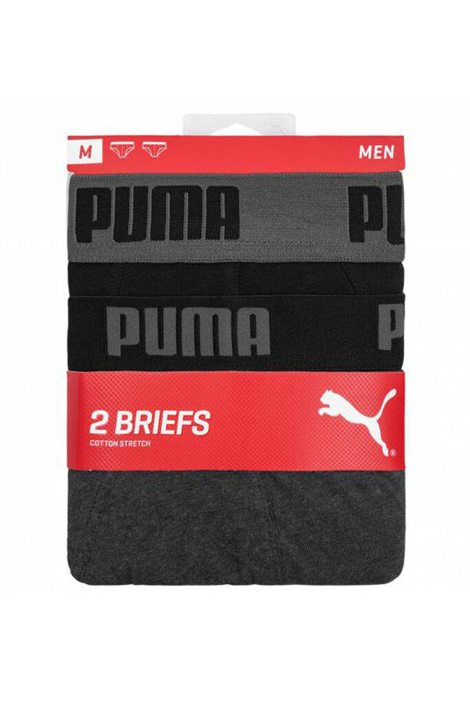 Vyriškos kelnaitės Puma Basic Brief 2P M 889100 19, 2vnt. kaina ir informacija | Trumpikės | pigu.lt