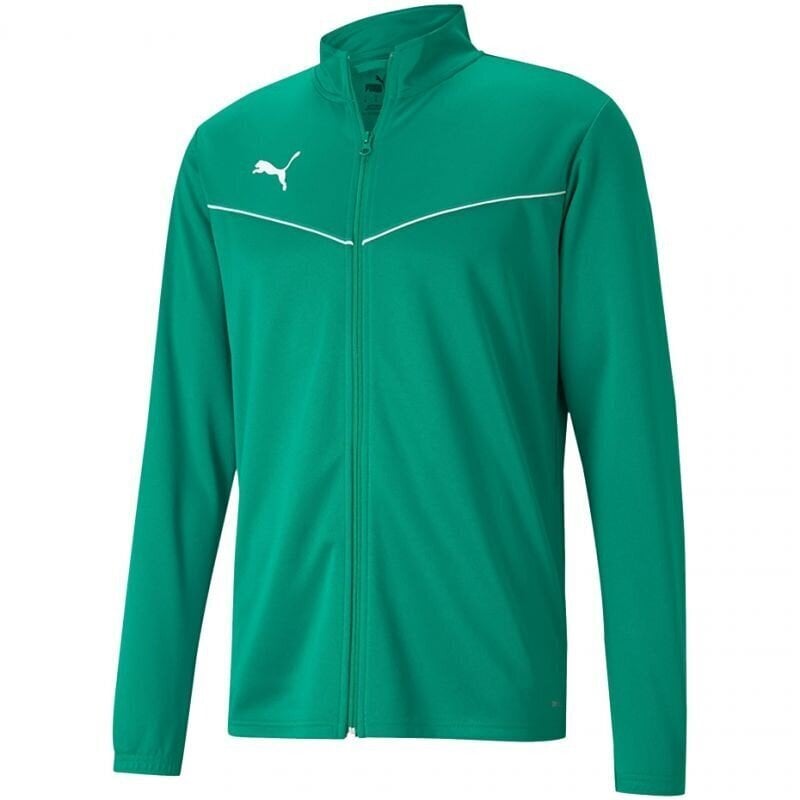 Sportinis džemperis vyrams Puma teamRise Training Poly Jacket M 657392 05, žalias kaina ir informacija | Sportinė apranga vyrams | pigu.lt