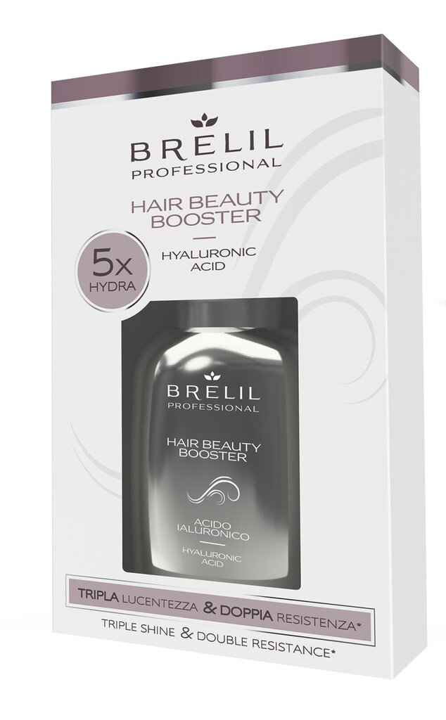 Grožio koncentratas plaukams su hialurono rūgštimi Brelil Hair Beauty booster, 30 ml цена и информация | Priemonės plaukų stiprinimui | pigu.lt