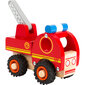 Medinė gaisrinė mašina цена и информация | Žaislai berniukams | pigu.lt