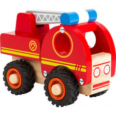 Деревянная пожарная машина цена и информация | Игрушки для мальчиков | pigu.lt