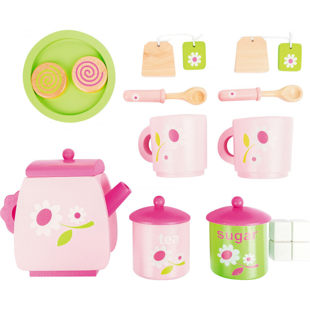 Žaislinis arbatos servizas Small foot, 14 d. kaina ir informacija | Žaislai mergaitėms | pigu.lt