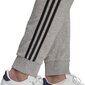 Sportinės kelnės vyrams Adidas Essentials Tapered Cuff 3 Stripes M GK8889, pilkos цена и информация | Sportinė apranga vyrams | pigu.lt