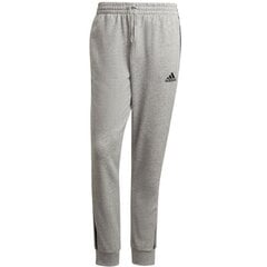 Мужские спортивные штаны Adidas Essentials Tapered Cuff 3 Stripes M GK8889, серые цена и информация | Мужская спортивная одежда | pigu.lt