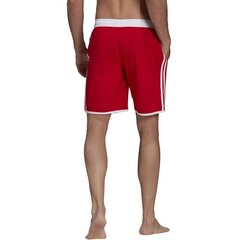 Мужские шорты для плавания Adidas Classic Lenght 3 Stripes Swim Shorts M GQ1106, красные цена и информация | Шорты для плавания, обтягивающие | pigu.lt