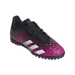 Детские футбольные бутсы Adidas Predator Freak 4 TF Jr FW7537, розовый цена и информация | Футбольные бутсы | pigu.lt