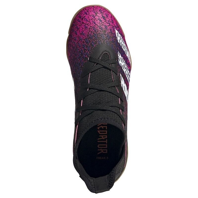 Futbolo bateliai vaikams Adidas Predator Freak 3 IN Jr FW7534, juodi цена и информация | Futbolo bateliai | pigu.lt