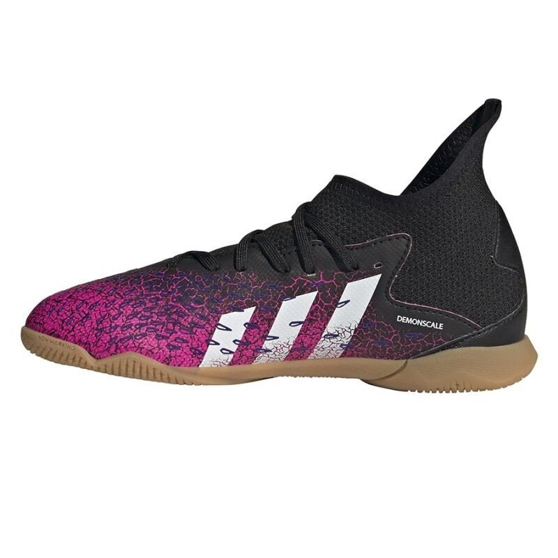 Futbolo bateliai vaikams Adidas Predator Freak 3 IN Jr FW7534, juodi цена и информация | Futbolo bateliai | pigu.lt