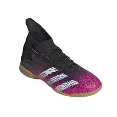 Футбольные бутсы детские Adidas Predator Freak 3 IN Jr FW7534, чёрный цена и информация | Футбольные бутсы | pigu.lt