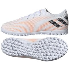 Детские футбольные бутсы Adidas Nemeziz 4 TF Jr FW7359, белые цена и информация | Футбольные бутсы | pigu.lt