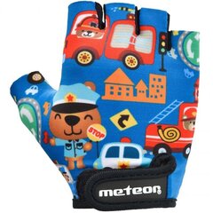 Тренировочные перчатки Meteor Safe City Junior 26178-26179-26180 цена и информация | Перчатки для турника и фитнеса | pigu.lt