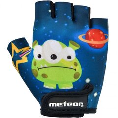 Тренировочные перчатки Meteor Cosmic Junior 26181-26182-26183 цена и информация | Перчатки для турника и фитнеса | pigu.lt