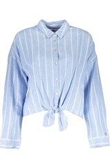 Marškiniai moterims Tommy Hilfiger, mėlyni kaina ir informacija | Palaidinės, marškiniai moterims | pigu.lt
