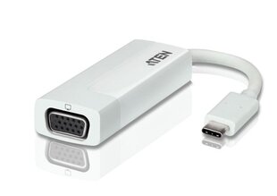 Aten VGA USB-C kaina ir informacija | Adapteriai, USB šakotuvai | pigu.lt