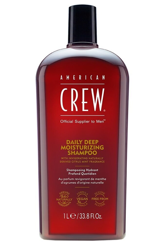 Šampūnas American Crew, 1000 ml kaina ir informacija | Šampūnai | pigu.lt