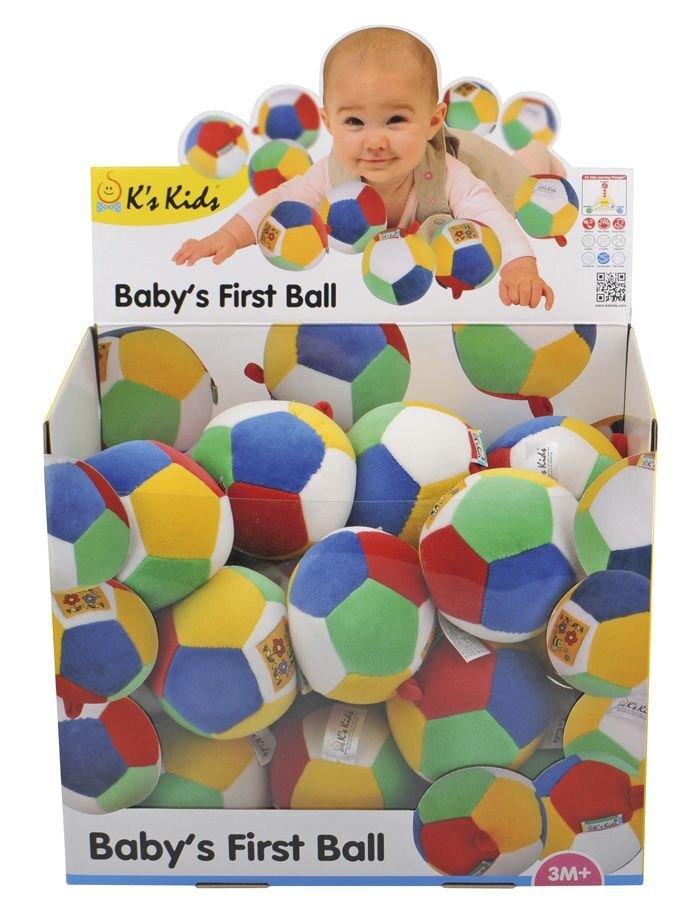 Pirmasis mažylio kamuolys K's Kids kaina ir informacija | Žaislai kūdikiams | pigu.lt