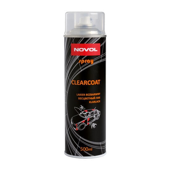 Skaidrus akrilinis lakas CLEARCOAT aerozolinis 500ml kaina ir informacija | Autochemija | pigu.lt