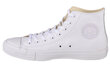 Sportiniai bateliai vyrams Converse Chuck Taylor HI 136822C, balti цена и информация | Kedai vyrams | pigu.lt