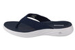 Šlepetės moterims Skechers On The Go 600 Sunny 140037-NVY, mėlynos kaina ir informacija | Šlepetės moterims | pigu.lt