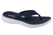 Šlepetės moterims Skechers On The Go 600 Sunny 140037-NVY, mėlynos kaina ir informacija | Šlepetės moterims | pigu.lt