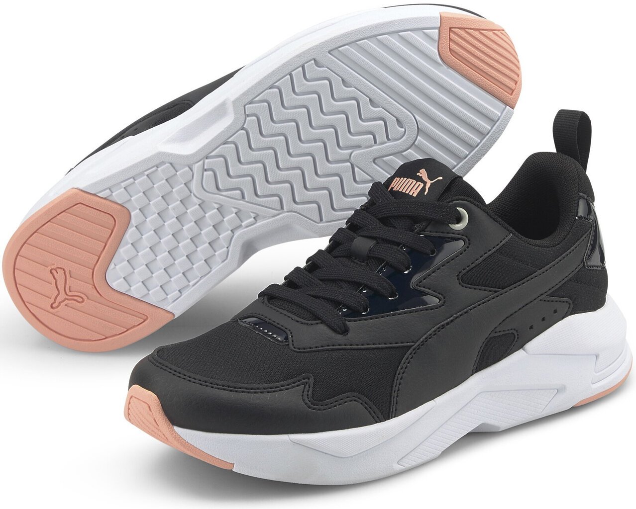 Laisvalaikio batai moterims Puma X-Ray Lite Metallic Black, juodi kaina ir informacija | Sportiniai bateliai, kedai moterims | pigu.lt