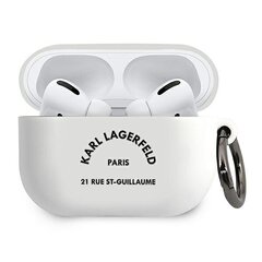 Ausinių dėklas Airpods Pro, baltas kaina ir informacija | Telefono dėklai | pigu.lt