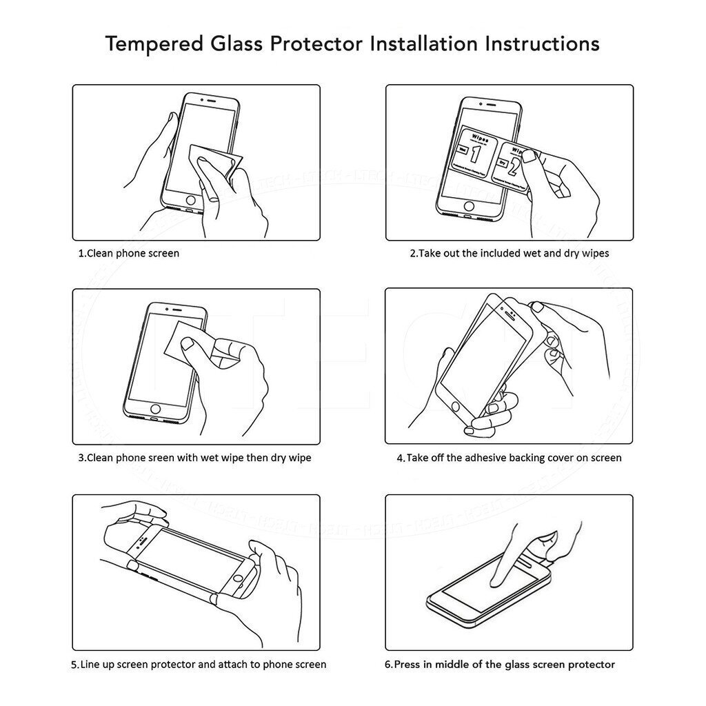 Grūdinto stiklo ekrano apsauga Reals Glass skirta Apple iPhone 12 / 12 Pro kaina ir informacija | Apsauginės plėvelės telefonams | pigu.lt