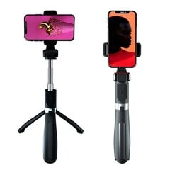 Asmenukių lazda 2in1 Selfie Stick + Tripod, Black kaina ir informacija | Asmenukių lazdos (selfie sticks) | pigu.lt