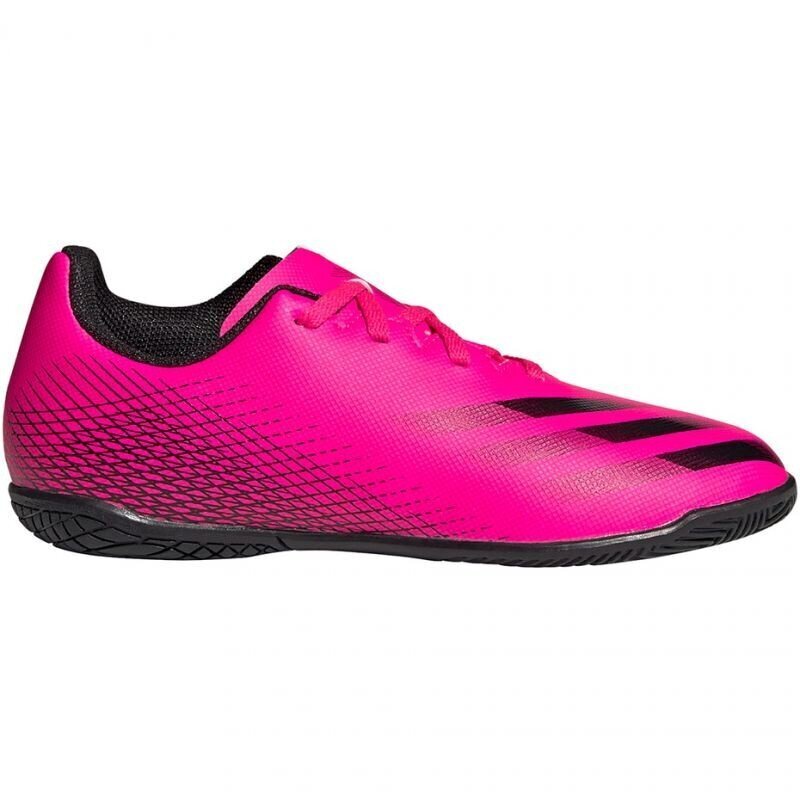 Futbolo bateliai vaikams Adidas X Ghosted 4 IN Jr FW6922, rožiniai цена и информация | Futbolo bateliai | pigu.lt