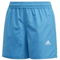 Maudymosi šortai berniukams Adidas YB Bos shorts Jr FL8714, mėlyni цена и информация | Плавки для мальчиков | pigu.lt